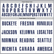 Load image into Gallery viewer, Custom Gray Navy-White Authentic Baseball Jersey