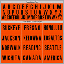 Laden Sie das Bild in den Galerie-Viewer, Custom Gray Orange-Black Authentic Baseball Jersey