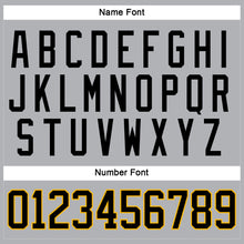 Загрузить изображение в средство просмотра галереи, Custom Gray Black-Gold Hockey Jersey