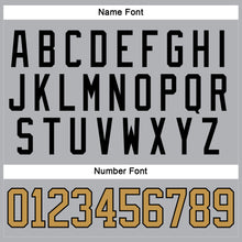 Загрузить изображение в средство просмотра галереи, Custom Gray Old Gold-Black Hockey Jersey