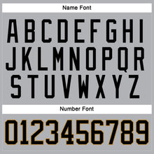 Загрузить изображение в средство просмотра галереи, Custom Gray Black-Old Gold Hockey Jersey