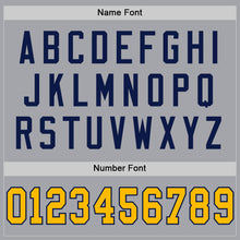 Laden Sie das Bild in den Galerie-Viewer, Custom Gray Gold-White Mesh Authentic Football Jersey