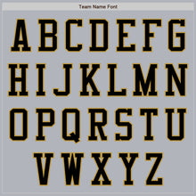 Laden Sie das Bild in den Galerie-Viewer, Custom Gray Black-Old Gold Authentic Baseball Jersey