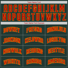 Загрузить изображение в средство просмотра галереи, Custom Green Red-Gold Authentic Baseball Jersey