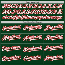 Load image into Gallery viewer, Custom Green White-Red Mesh Authentic Throwback Baseball Jersey