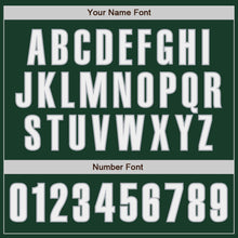 Загрузить изображение в средство просмотра галереи, Custom Green White-Gray Authentic Baseball Jersey