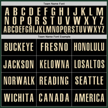 Загрузить изображение в средство просмотра галереи, Custom Green Cream-Black Authentic Baseball Jersey