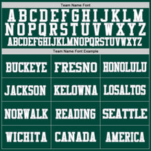 Загрузить изображение в средство просмотра галереи, Custom Green White-Gray Mesh Authentic Throwback Football Jersey