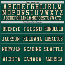 Загрузить изображение в средство просмотра галереи, Custom Green Cream-Black Mesh Authentic Throwback Football Jersey