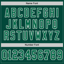 Загрузить изображение в средство просмотра галереи, Custom Green Kelly Green-White Mesh Authentic Throwback Football Jersey