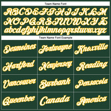 Загрузить изображение в средство просмотра галереи, Custom Stitched Green White-Gold Sports Pullover Sweatshirt Hoodie