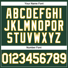 Загрузить изображение в средство просмотра галереи, Custom Stitched Green White-Gold Sports Pullover Sweatshirt Hoodie