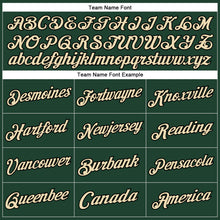 Загрузить изображение в средство просмотра галереи, Custom Stitched Green Cream-Black Sports Pullover Sweatshirt Hoodie