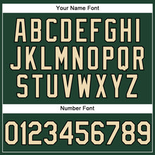 Загрузить изображение в средство просмотра галереи, Custom Stitched Green Cream-Black Sports Pullover Sweatshirt Hoodie