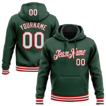 Загрузить изображение в средство просмотра галереи, Custom Stitched Green White-Red Sports Pullover Sweatshirt Hoodie