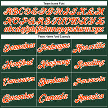 Charger l'image dans la galerie, Custom Stitched Green Orange-White Sports Pullover Sweatshirt Hoodie
