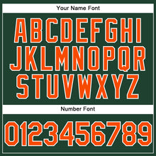 Charger l'image dans la galerie, Custom Stitched Green Orange-White Sports Pullover Sweatshirt Hoodie