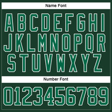 Загрузить изображение в средство просмотра галереи, Custom Green Kelly Green-White Hockey Lace Neck Jersey