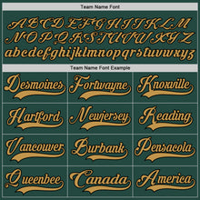 Загрузить изображение в средство просмотра галереи, Custom Green Old Gold-Black Hockey Jersey