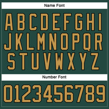 Загрузить изображение в средство просмотра галереи, Custom Green Old Gold-Black Hockey Jersey