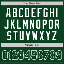 Laden Sie das Bild in den Galerie-Viewer, Custom Green White Authentic Baseball Jersey