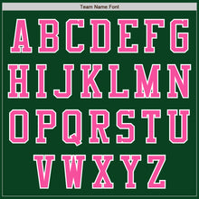 Laden Sie das Bild in den Galerie-Viewer, Custom Green Pink-White Authentic Baseball Jersey