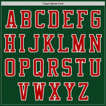 Laden Sie das Bild in den Galerie-Viewer, Custom Green Red-White Authentic Baseball Jersey