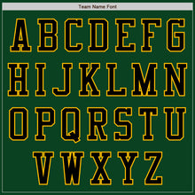 Загрузить изображение в средство просмотра галереи, Custom Green Black-Gold Authentic Baseball Jersey