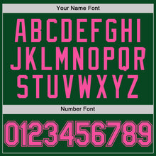 Загрузить изображение в средство просмотра галереи, Custom Green Pink Authentic Throwback Basketball Jersey