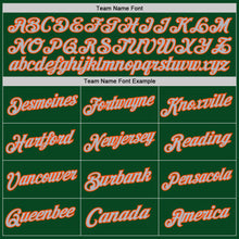 Загрузить изображение в средство просмотра галереи, Custom Green Orange-Gray Authentic Throwback Basketball Jersey