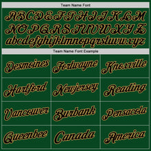 Загрузить изображение в средство просмотра галереи, Custom Green Black-Old Gold Authentic Throwback Basketball Jersey