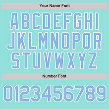 Загрузить изображение в средство просмотра галереи, Custom Ice Blue Light Blue-White Authentic Baseball Jersey