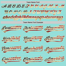 Load image into Gallery viewer, Custom Ice Blue Vintage USA Flag-Cream Authentic Baseball Jersey