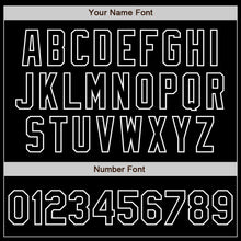 Загрузить изображение в средство просмотра галереи, Custom Black White Bomber Varsity Letterman Zipper Jacket