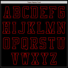 Загрузить изображение в средство просмотра галереи, Custom Black Red Bomber Varsity Letterman Zipper Jacket