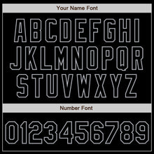 Charger l'image dans la galerie, Custom Black Gray Bomber Varsity Letterman Zipper Jacket