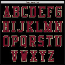 Загрузить изображение в средство просмотра галереи, Custom Black Crimson-City Cream Bomber Varsity Letterman Zipper Jacket