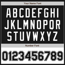 Загрузить изображение в средство просмотра галереи, Custom Black White Bomber Varsity Letterman Two Tone Zipper Jacket