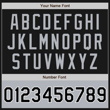 Charger l'image dans la galerie, Custom Black Gray-White Bomber Varsity Letterman Two Tone Zipper Jacket