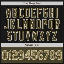 Laden Sie das Bild in den Galerie-Viewer, Custom Black Camo Olive-Cream Bomber Varsity Letterman Two Tone Zipper Jacket