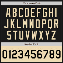 Laden Sie das Bild in den Galerie-Viewer, Custom Black Cream Bomber Varsity Letterman Two Tone Zipper Jacket