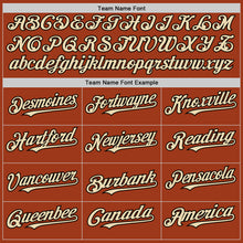 Load image into Gallery viewer, Custom Texas Orange Cream-Black Bomber Full-Snap Varsity Letterman Two Tone Hoodie Jacket