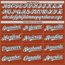 Load image into Gallery viewer, Custom Texas Orange Black-Gray Bomber Full-Snap Varsity Letterman Two Tone Hoodie Jacket