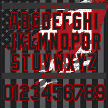 Laden Sie das Bild in den Galerie-Viewer, Custom Black Red-Gray Canada Canadian Flag 3D Bomber Full-Snap Varsity Letterman Hoodie Jacket