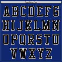 Load image into Gallery viewer, Custom Royal Black-Cream Bomber Varsity Letterman Two Tone Zipper Jacket