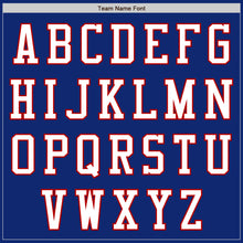 Load image into Gallery viewer, Custom Royal White-Red Bomber Varsity Letterman Two Tone Zipper Jacket