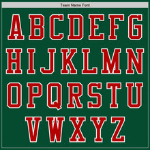 Загрузить изображение в средство просмотра галереи, Custom Kelly Green Red-White Bomber Varsity Letterman Two Tone Zipper Jacket