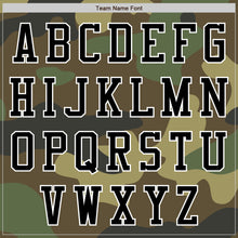 Charger l'image dans la galerie, Custom Camo Black-White Bomber Varsity Letterman Salute To Service Zipper Jacket