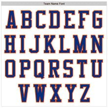Charger l'image dans la galerie, Custom White Royal-Orange Bomber Varsity Letterman Zipper Jacket