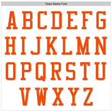 Charger l'image dans la galerie, Custom White Orange Bomber Varsity Letterman Zipper Jacket